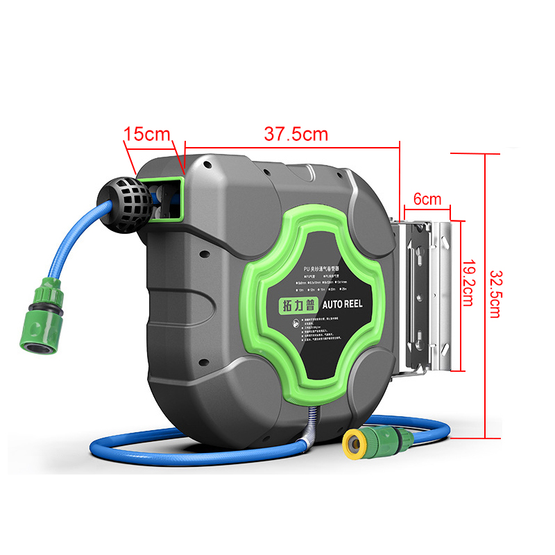 Smart Garden Hose - Carrete de manguera retráctil automático, sistema