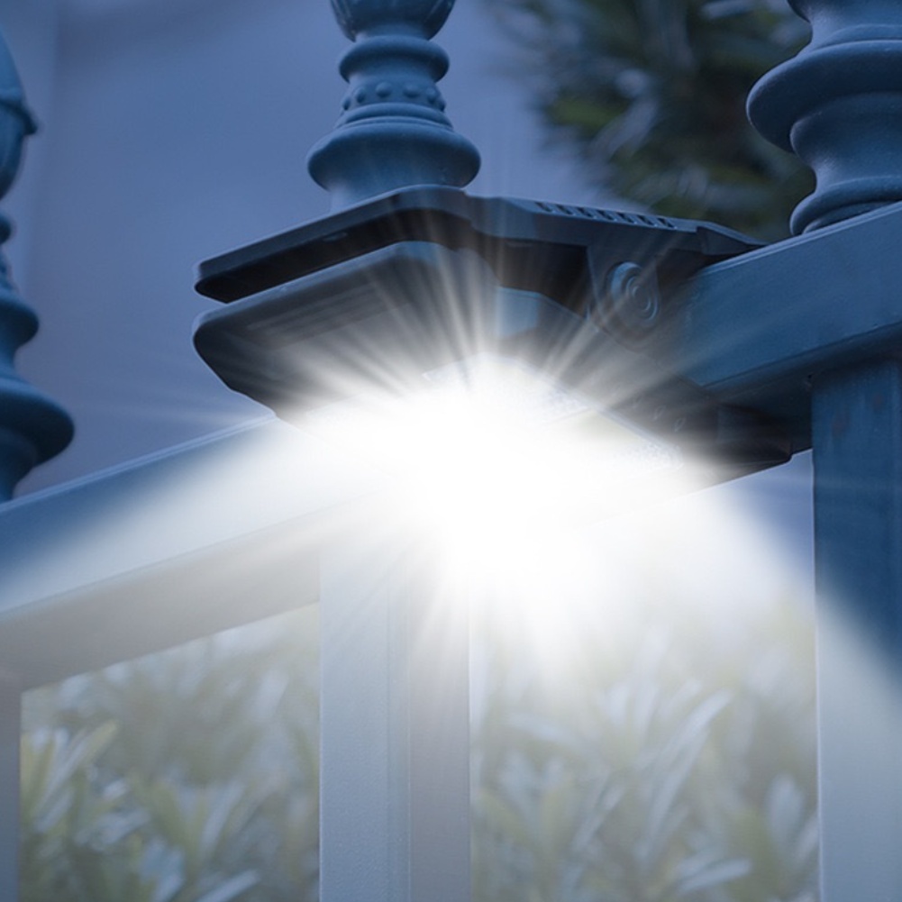 Smart Garden Fence & Balcony Hanging Planter - Abrazadera Solar en luces con Sensor,