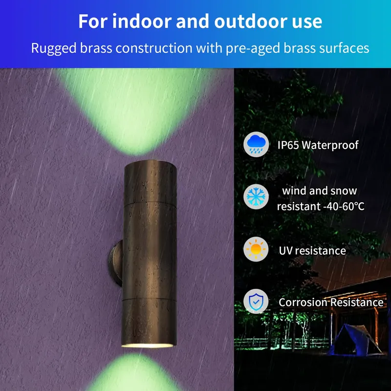 Lámpara de Pared LED para Exte - Smart Garden Usa reseña y precio