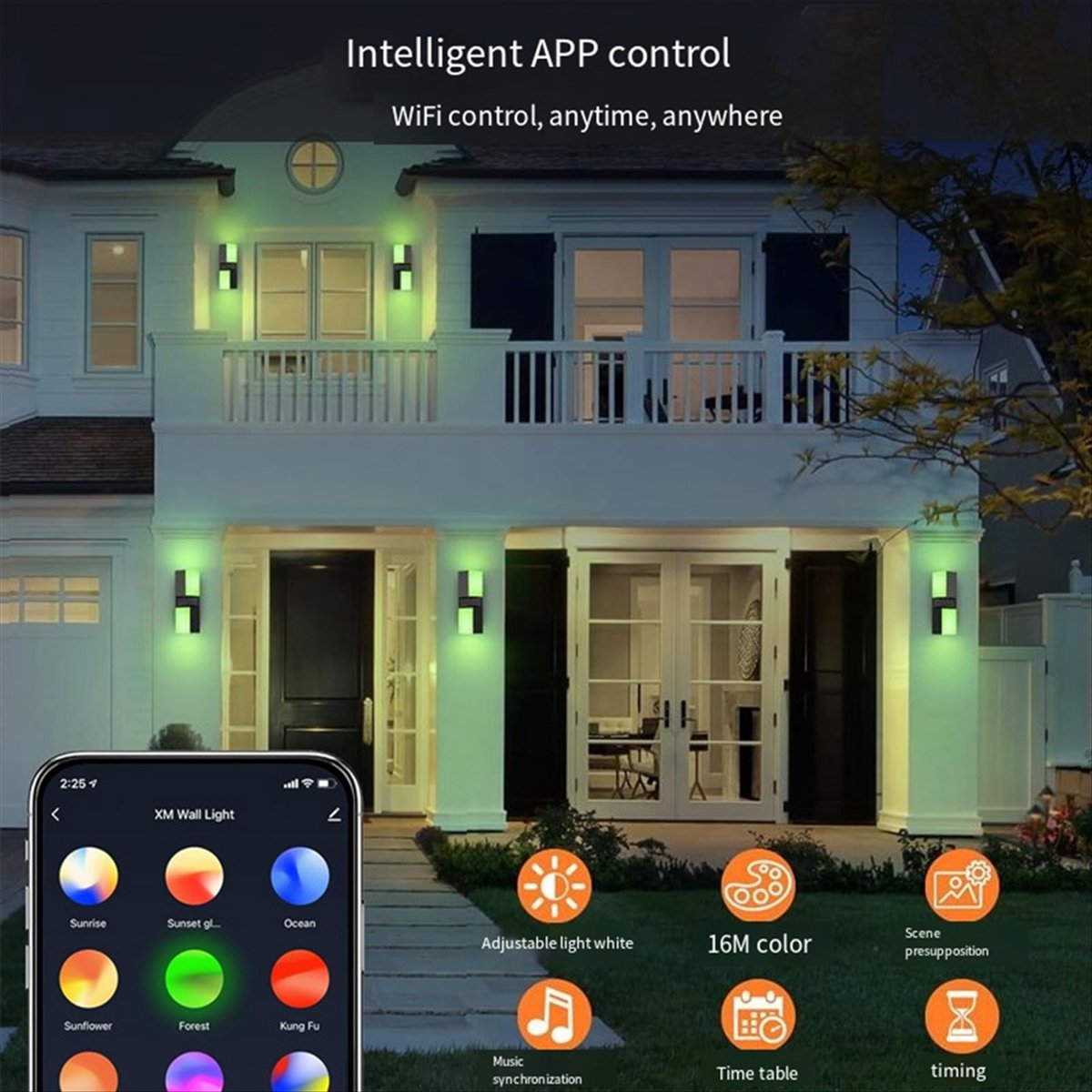 Lámpara de Pared LED AA19 de D - Smart Garden Fence & Balcony Hanging Planter reseña y precio