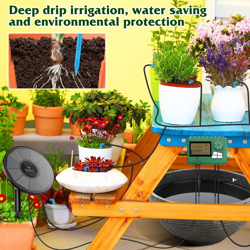 Equipo de riego solar, kit de  - Smart Garden Watering System reseña y precio