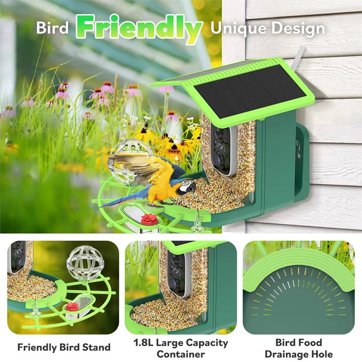 Cámara Inteligente para Pájaro - Smart Garden Video reseña y precio